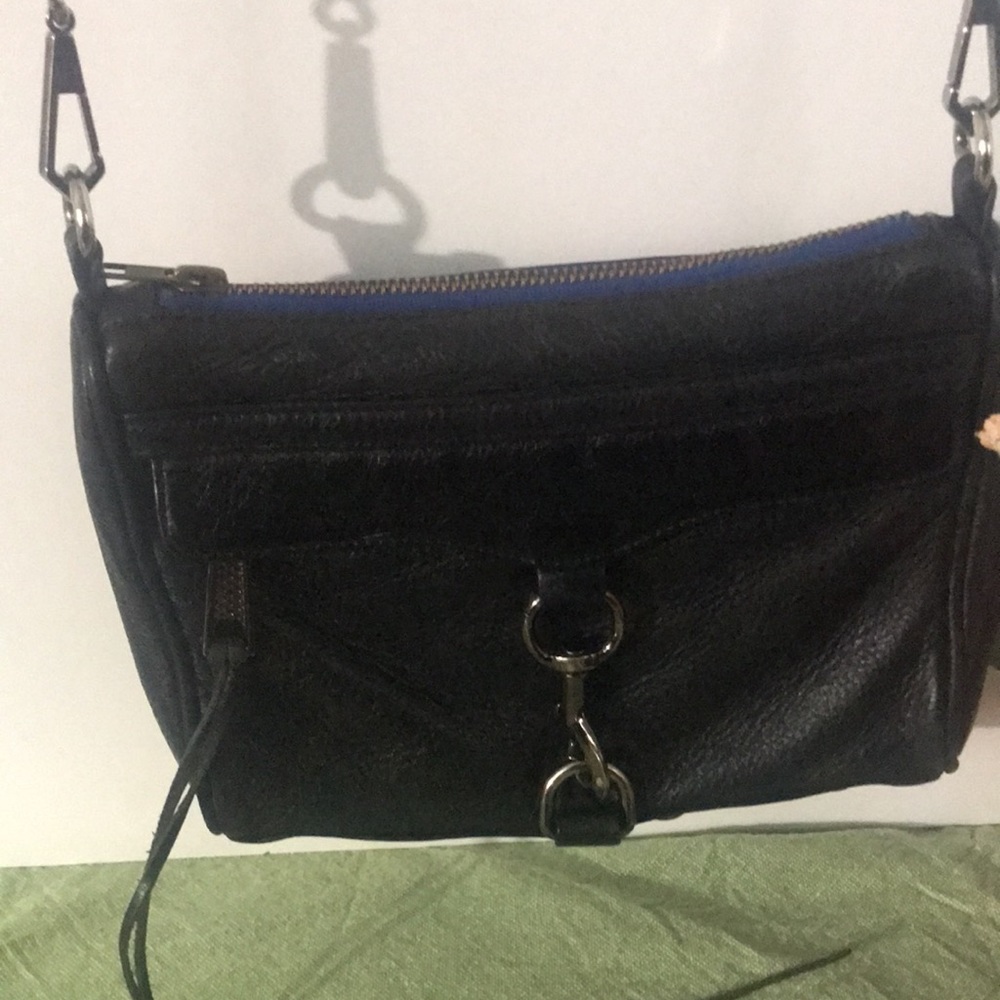 Rebecca Minkoff Black Leather MAC Crossbody Bag - Picture 3 of 16